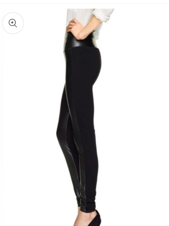 Wilfred Pants - Wilfred Free leather panelled leggings sz XS